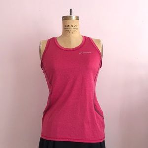 Brooks Running Racerback Top in Dark Rose Pink